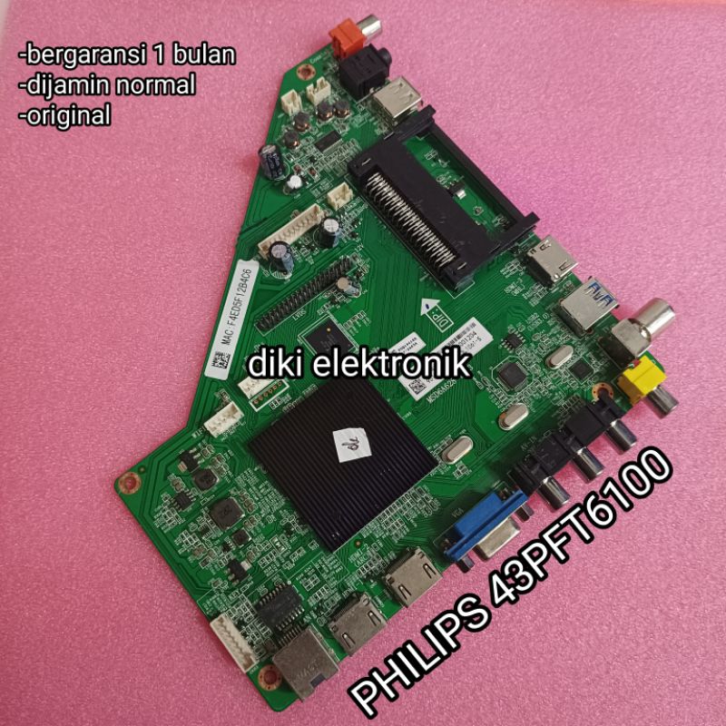 MESIN TV PHILIPS 40PFT6100 MOTHERBOARD - MAINBOARD - MOBO - MB TV