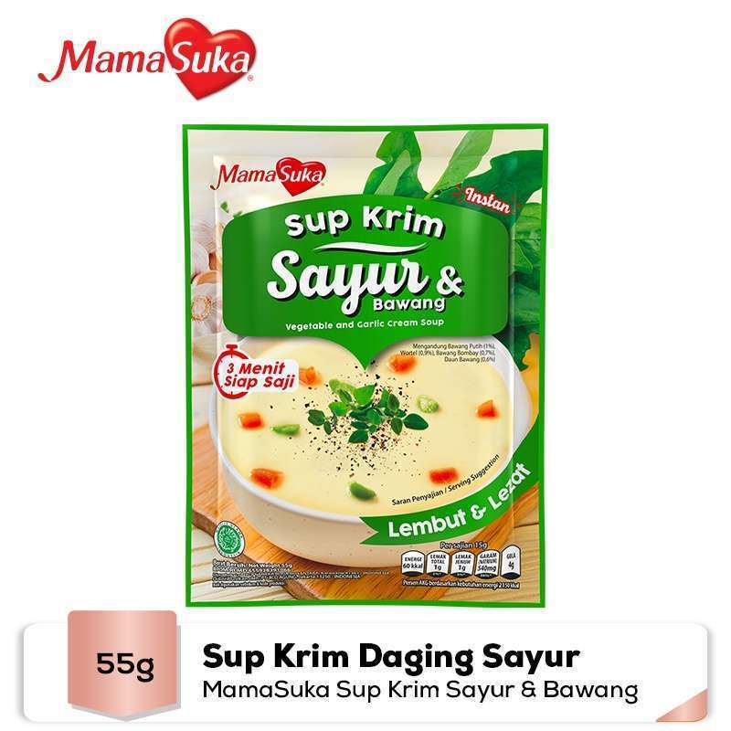 MAMASUKA SUP KRIM   SACHET 55gr   BUMBU MASAK SUP INSTAN