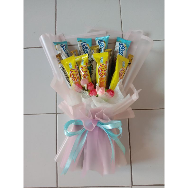 

Buket/Bucket/Bouquet Snack Termurah