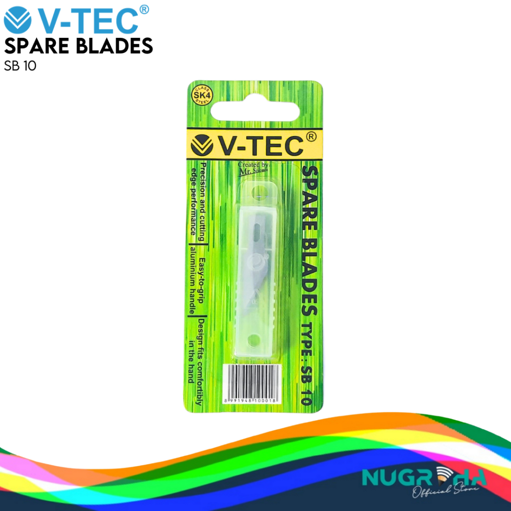 

REFILL CRAFT KNIFE V-TEC SPARE BLADES SB-10