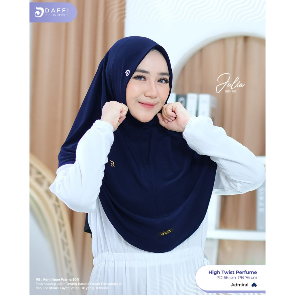 Julia Daffi Hijab Bergo Instan Sport Non Ped