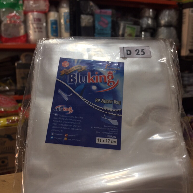 BLUKING Plastik Klip PP Bening Tebal 1 Pak