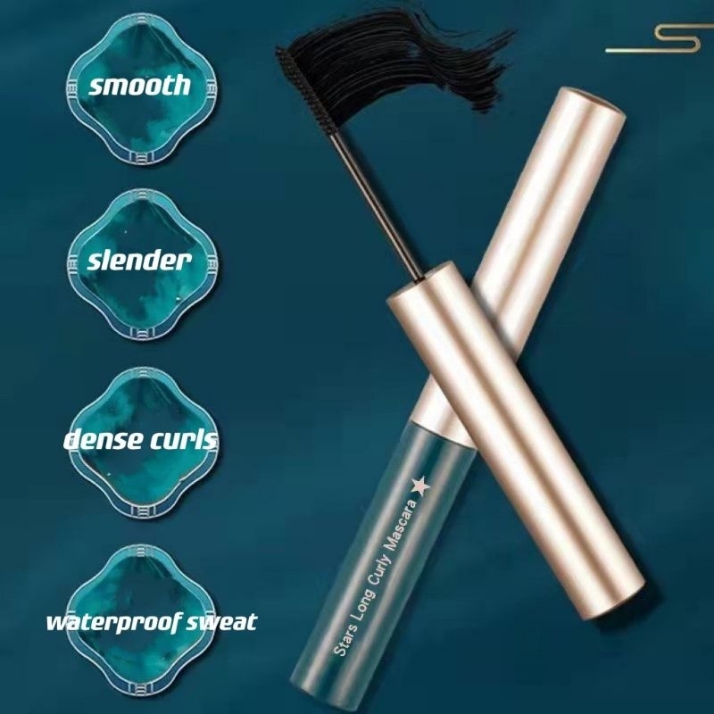 `ღ´ PHINKL `ღ´ Amys Dairy Mascara kemasan warna waterproof anti luntur bulu mata langsung lentik