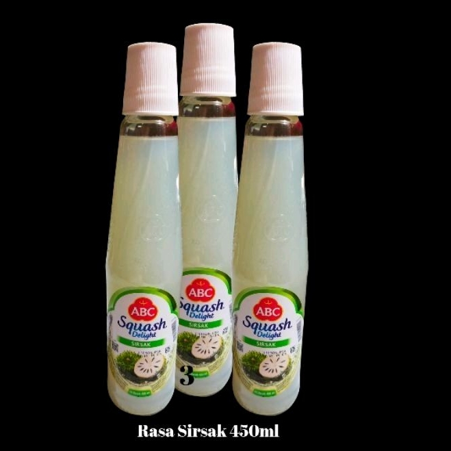 

Sirup ABC squash rasa sirsak 450ml