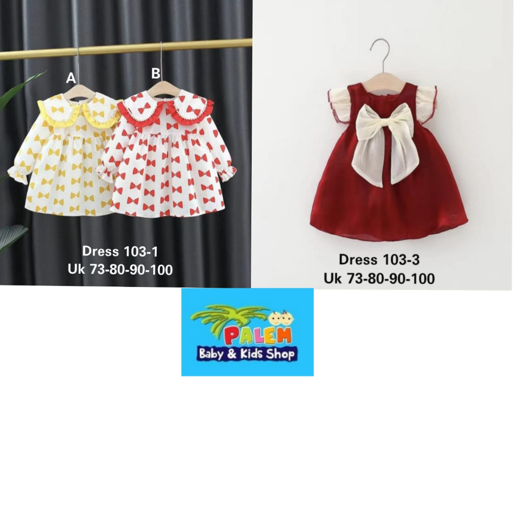 Carterlove Dress Anak Import Motif Dress Anak / Bayi