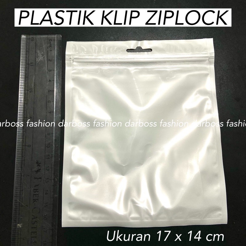 17x14 cm (isi 10pcs) Plastik Klip Ziplock
