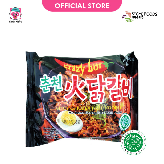 

⭐YAKUI MART⭐Mie korea Segye Spicy Chicken Fried Noodle 126gr / Mie Goreng Pedas / Mie Korea