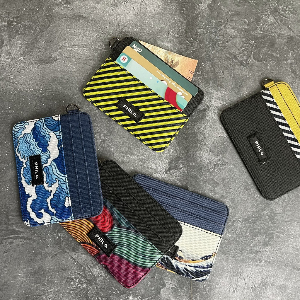 Dompet kartu slim - card wallet tipis - simple wallet kain cordura