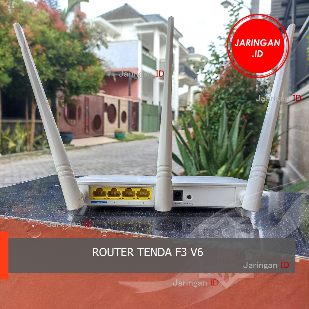 ROUTER WIRELESS BEKAS TENDAA F3 V6 BERKUALITAS - JARINGAN ID