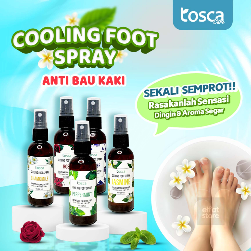 COOLING FOOT SPRAY PENGHILANG BAU KAKI - FOOT SPRAY - DEODORANT KAKI PENGHILANG BAU KAKI