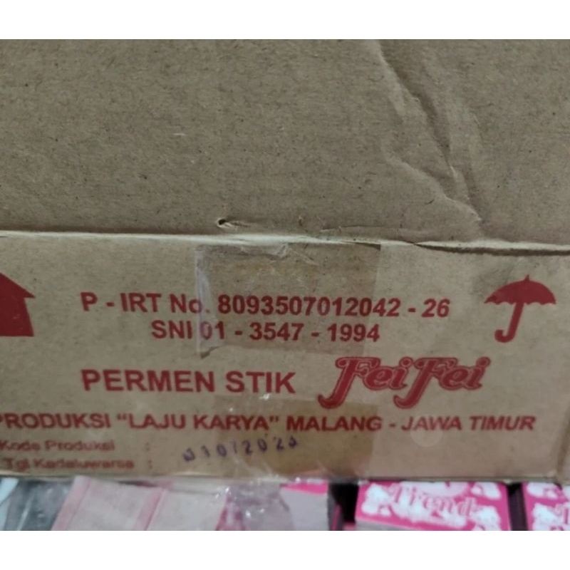 20 Batang Permen Fei Fei Stik