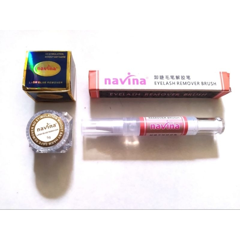 PAKET REMOVER NAVINA CREAM DAN OLES