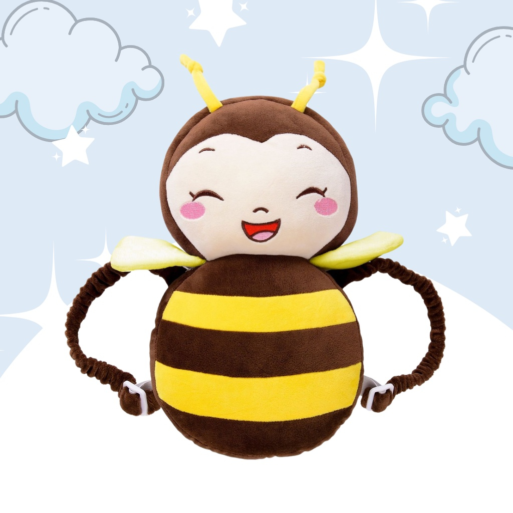 SMILING BEE Stripe Dada Baby Head PROTECTOR - Pelindung Kepala / Punggung Bayi