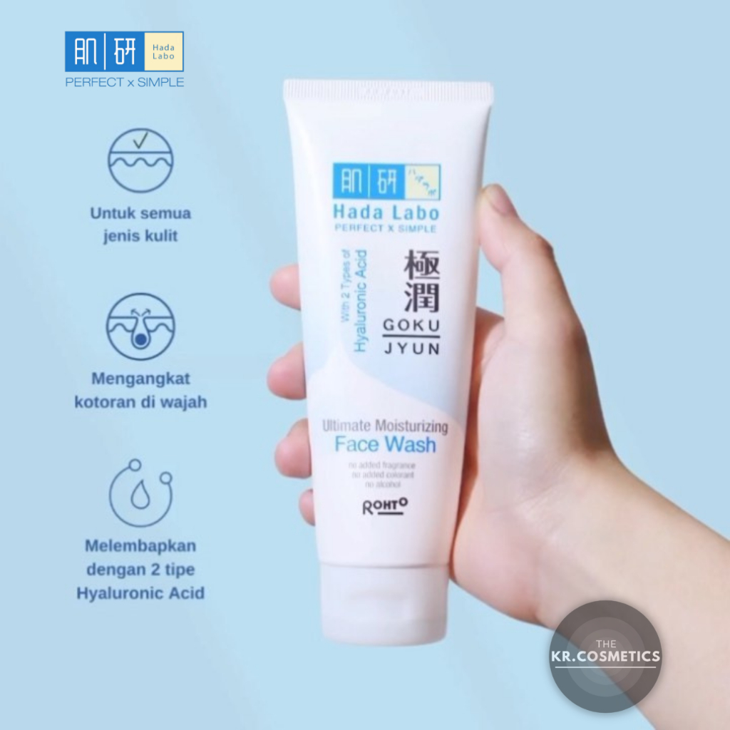 Hada labo Gokujyun Moisturising Face Wash 100gr