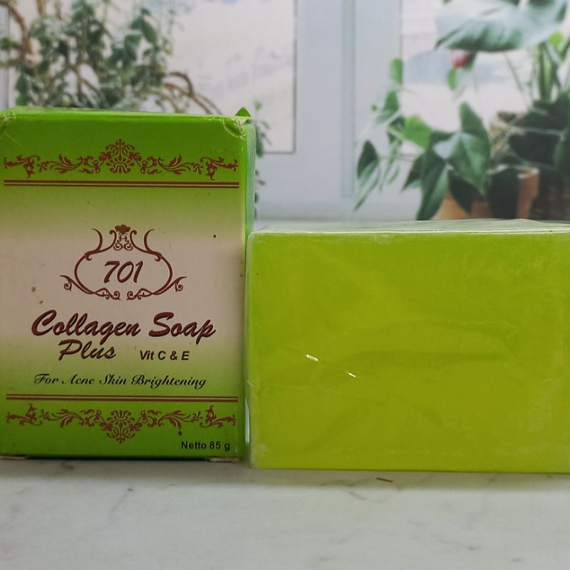 Sabun Collagen Hijau 701 BPOM//anti jerawat