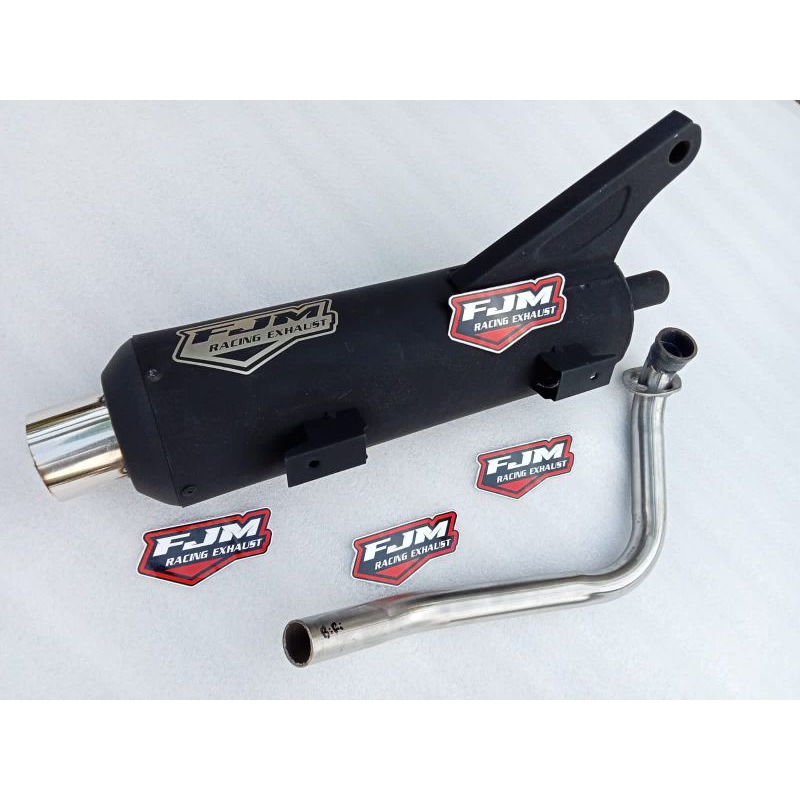 knalpot racing beat vario mio j mio s knalpot copy cms all matic