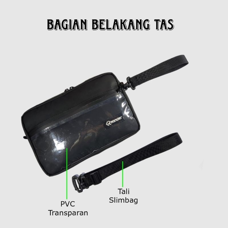 Clutch Bag Pria Slimbag Multifungsi Original Kander