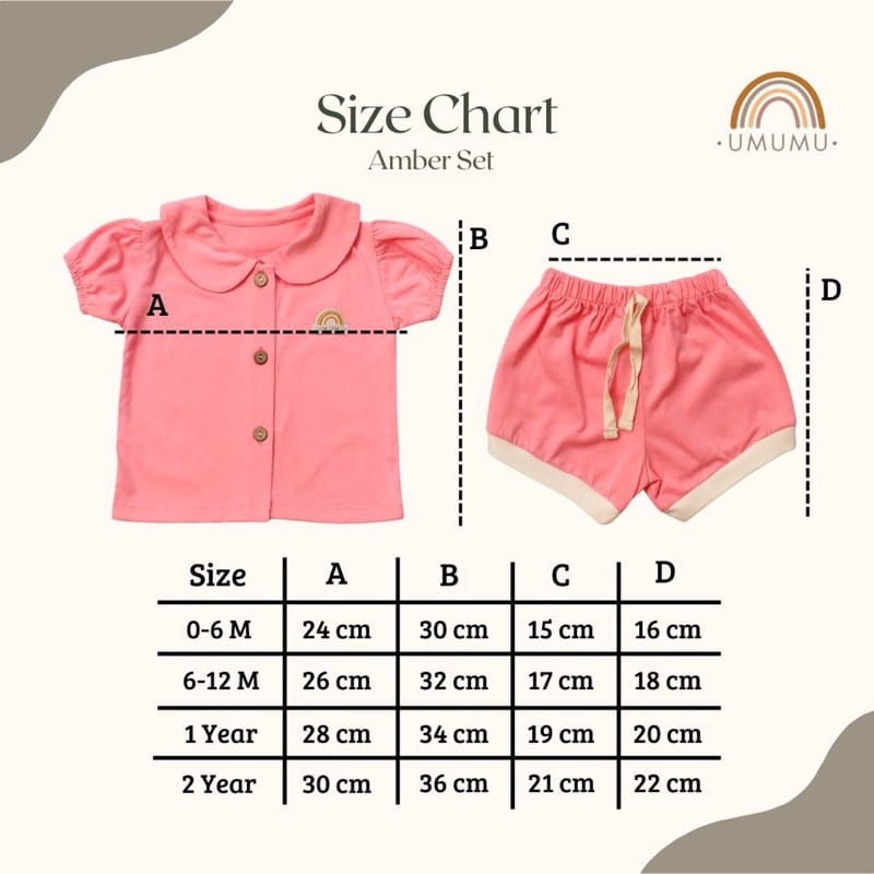 Umumu Amber Set - Setelan Anak Perempuan