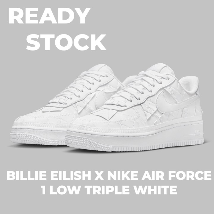Sneakers Nike Air Force 1 Low Billie Eilish Triple White