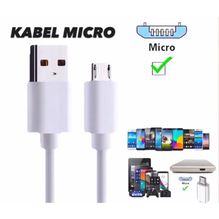 Kabel Data USB Micro Fast Charger Data Cable 2A Fast Charging Murah Pandawajayaacc