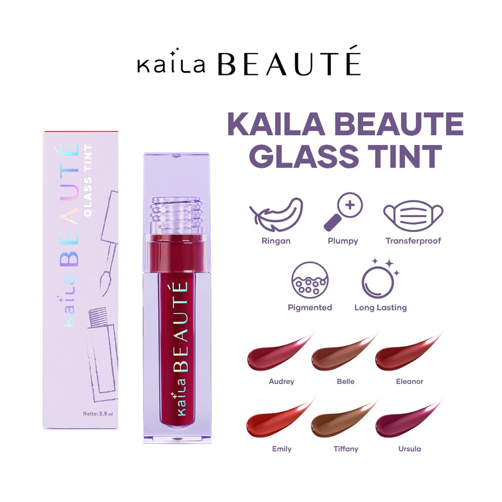 Kaila Beaute Glass Tint - Liptint Awet Transferproof