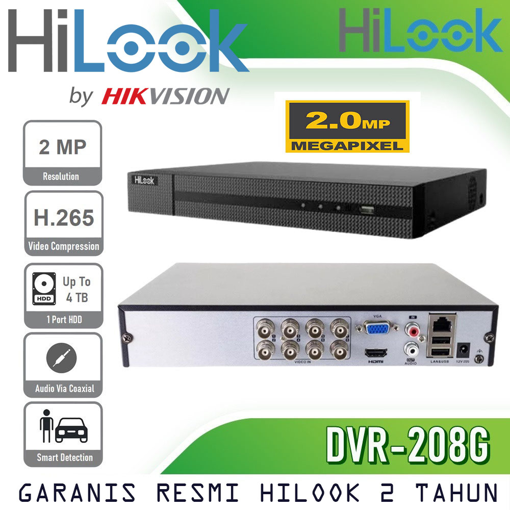 Paket CCTV HiLook 2MP COLORVU 16 KAMERA HDD 1TB SIAP PASANG