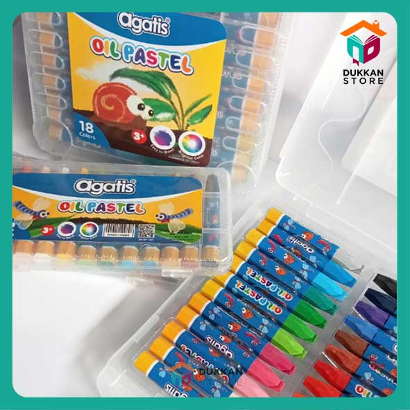 

Crayon Agatis Eco isi 12, 18, 24 Warna - Krayon Agatis Eco Oil Pastel #agatis