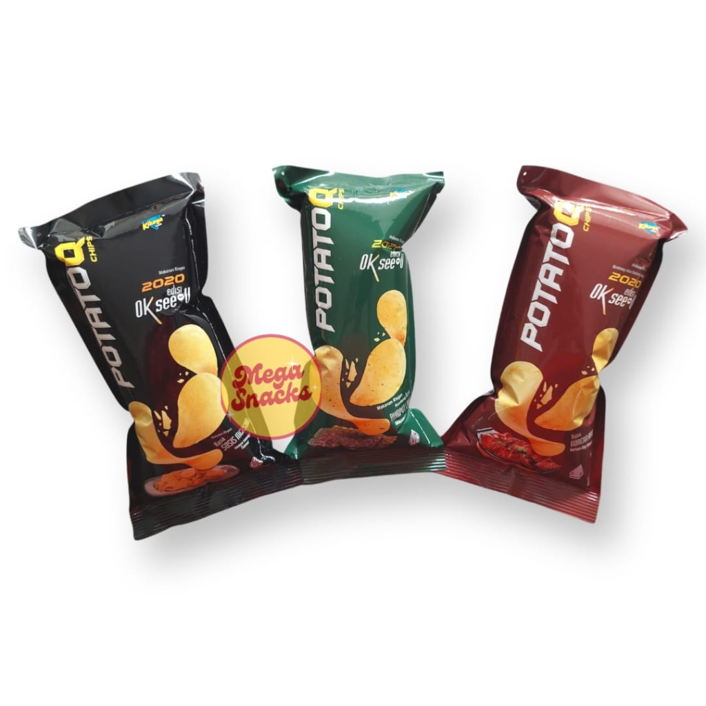 

[PROMO!!] Potato Q Chips 22gr - keripik kentang viral nikmat diskon murah