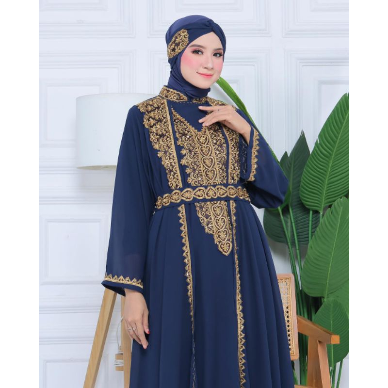 NEW PRODUK//HANASA SET FULL BORDIR PAYET PLUS INNER DAN TURBAN//BAHAN CERUTY BABYDOLL PREMIUM//SERAGAMAN KELUARGA//BAJU PESTA LAMARAN//BAJU WISUDA//BAJU KONDANGAN//BAJU LEBARAN//KAFTAN TERBARU//KAFTAN MODERN INDONESIA//KAFTAN ORIGINAL//BY PELANGI JAYA