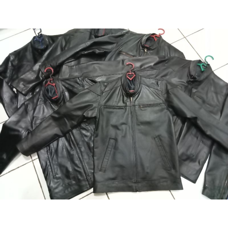 jaket asli kulit domba original 100% asli import/model klasik/jaket pria