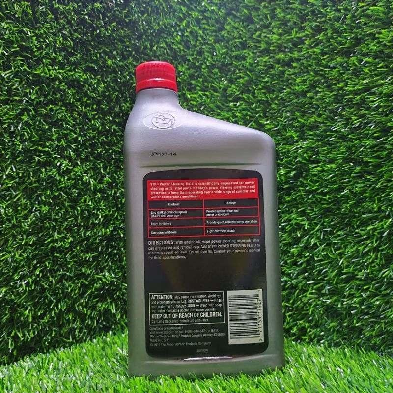 STP POWER STEERING FLUID WITH ZDDP - 1 QUARTZ