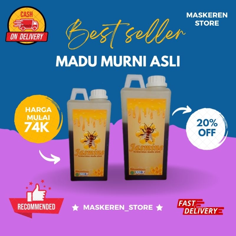 

MADU ASLI MADU MURNI MADU HUTAN ASLI ISI 1 KG LABEL