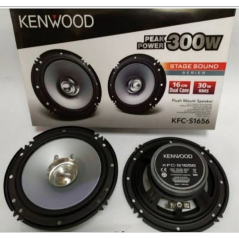 Speaker Midbass Kenwood 6inch, Sepasang