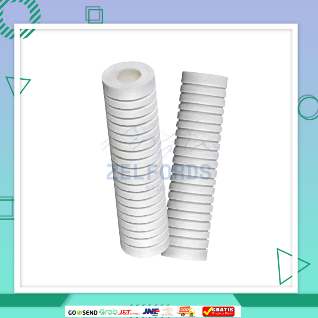 Cartridge Filter Deep Groove / Sedimen Filter Deep Groove / 10 Inch 1, 3, 5, 10 micron / FILTERTECH