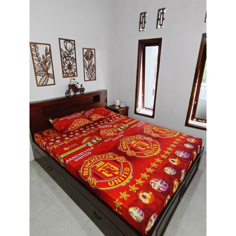 SEPREI HOMEMADE SPREI HOME MADE MOTIF MANCHESTER UNITED