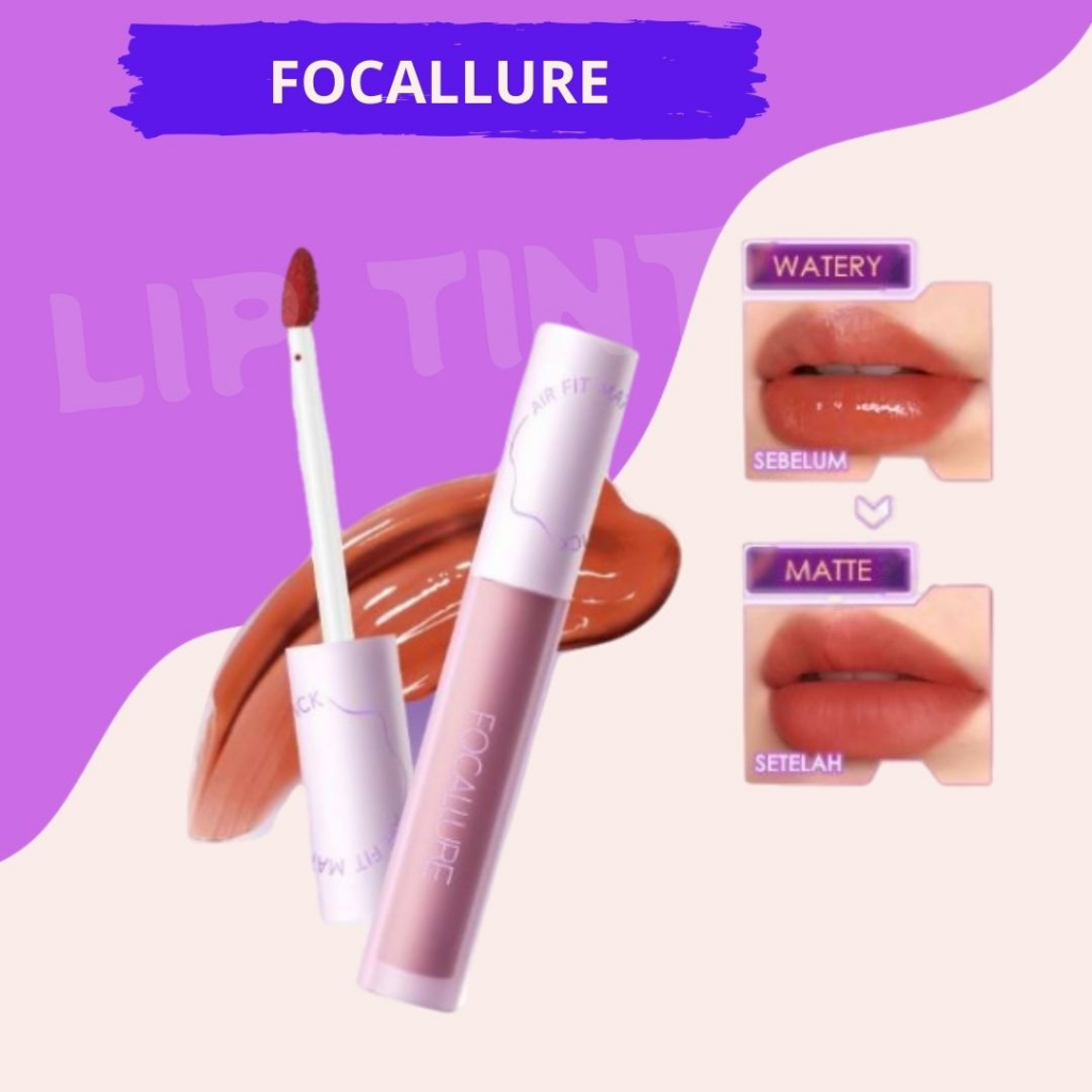 FOCALLURE Matte Lipstick Lip Tint Long-Lasting Transfer-Proof Lip Tint Lip Gloss