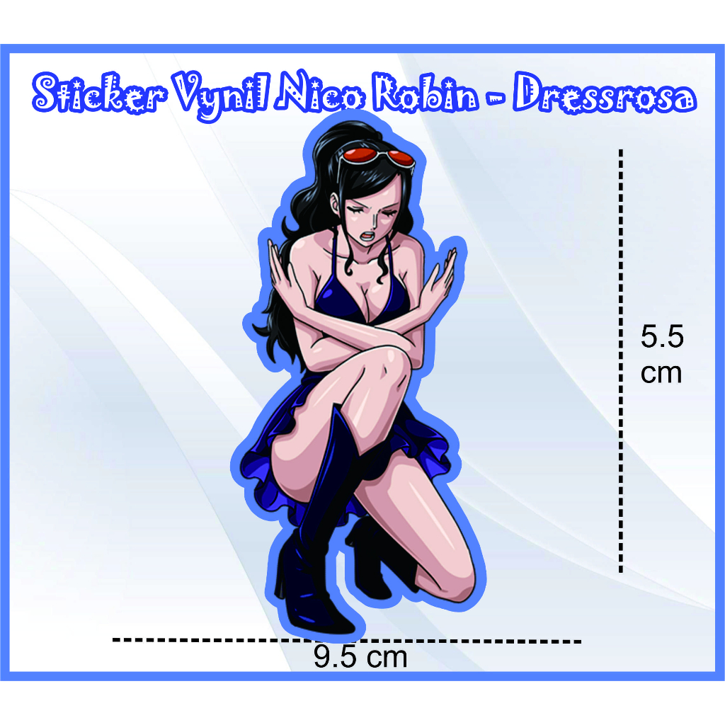 

Sticker Anime / Luffy / One Piece / Stiker / Nico Robin / Aksesoris Case Hp Laptop Tumblr / Mugiwara
