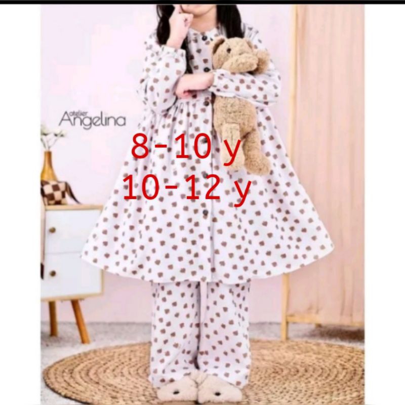 ATELIER ANGELINA LITTLE ZAHRA 8-10 10-12 SPADES PALE PINK