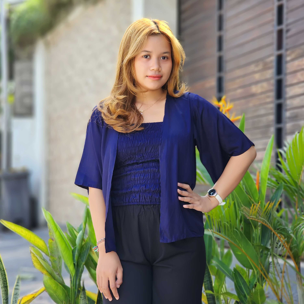 CARDIGAN SET KEMBEN BALI POLOS