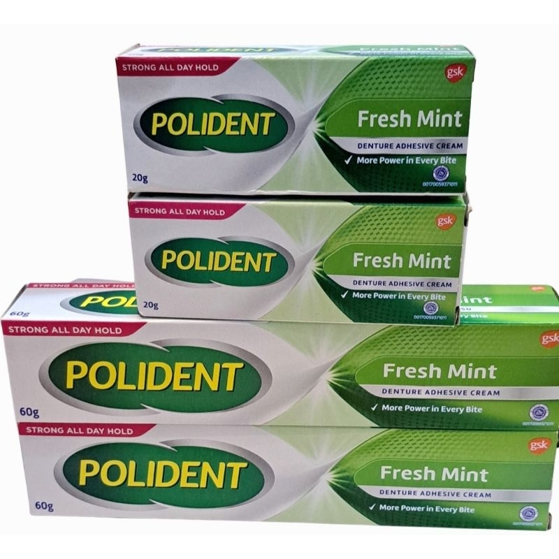 Polident Freshmint 60 GR | Perekat gigi Palsu | Lem gigi palsu
