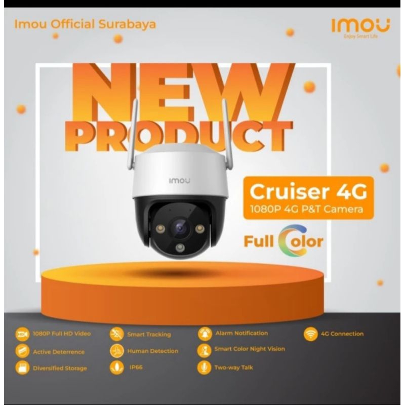 Imou Cruiser 4G 2MP IPC S21FTP Sim Card IP Camera Outdoor Cctv