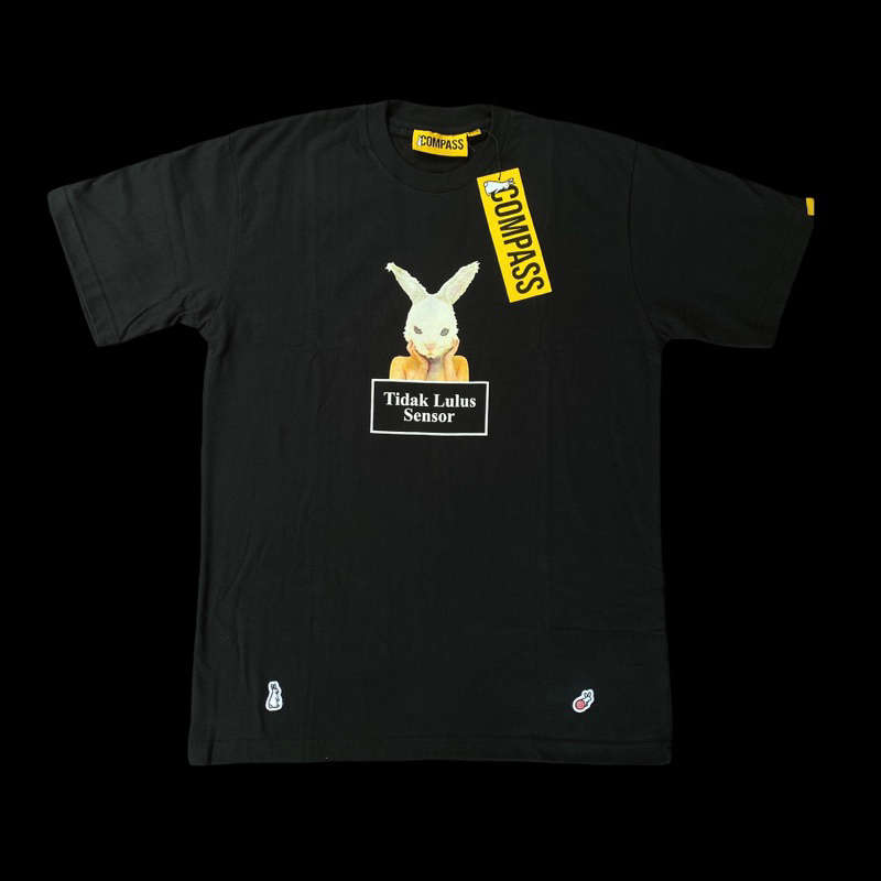 [ORIGINAL TERMURAH] T-SHIRT COMPASS X FXXKING RABBITS (TIDAK LULUS SENSOR) / BOY PABLO