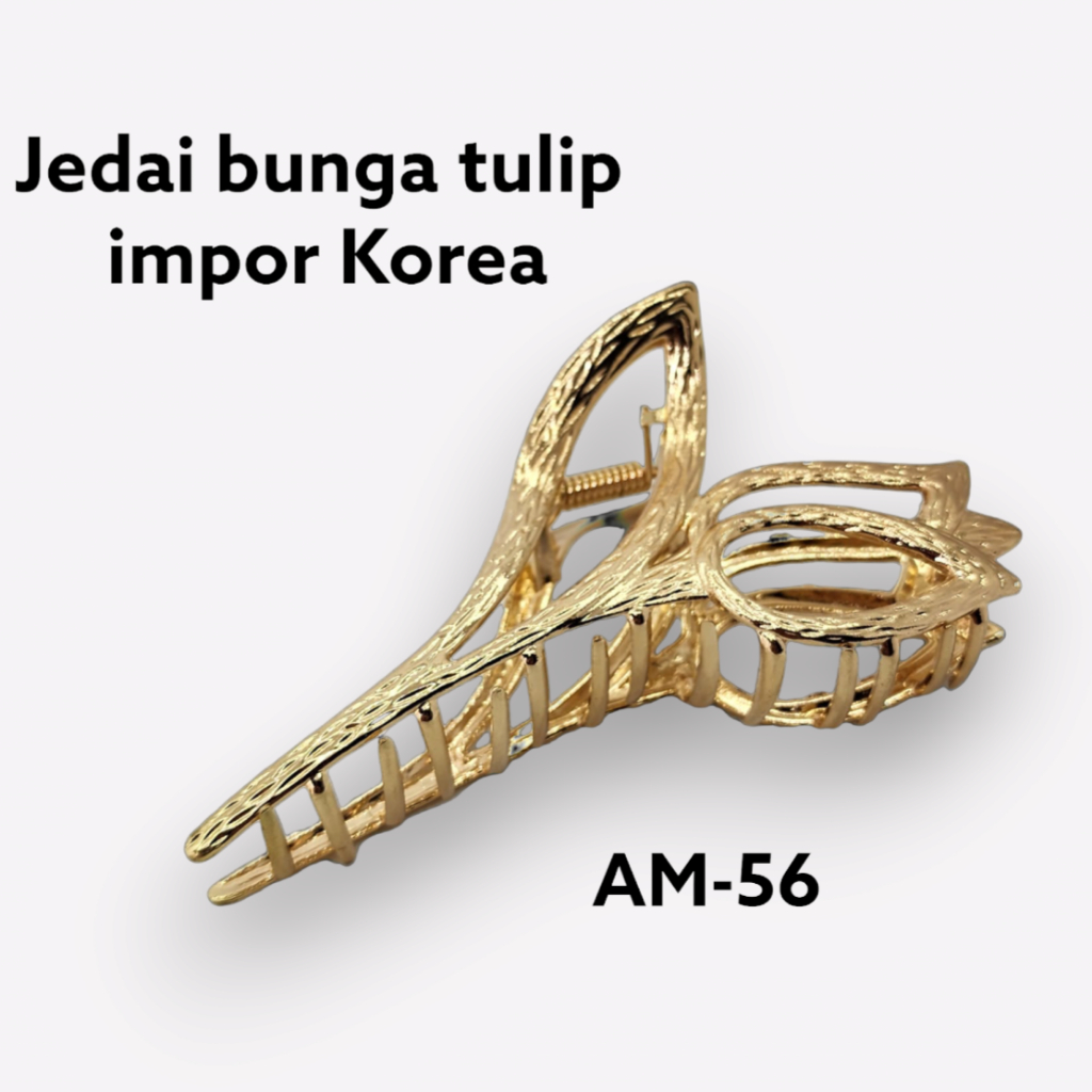 JEPIT RAMBUT JEDAI KOREA PREMIUM TULIP BESAR AM-56 DKN