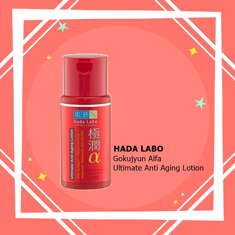 Hada Labo Gokujyun Alpha Premium Ultimate Anti Aging Lotion 100ml