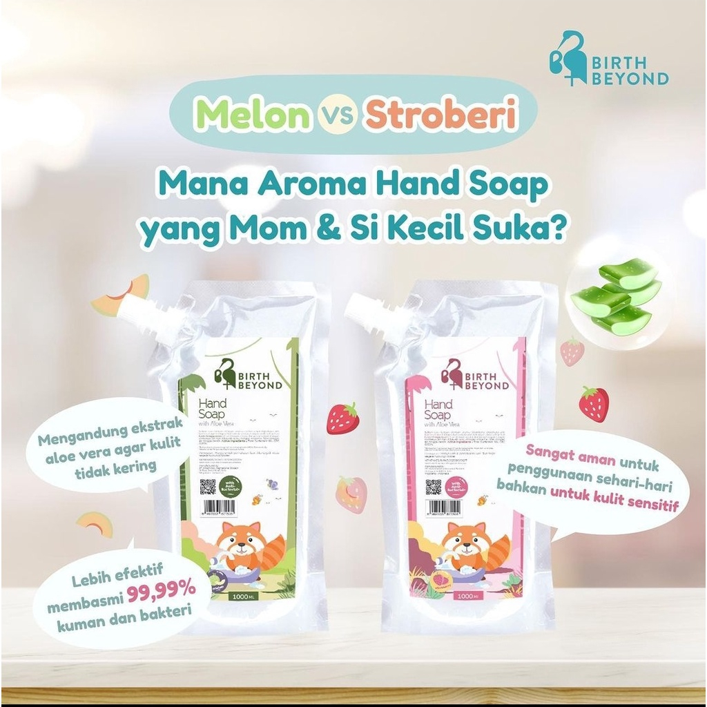 Birth Beyond Hand Soap with Aloe Vera 1000ml