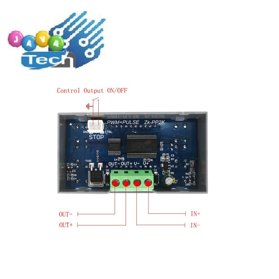 ZK-PP2K Dual Mode LCD PWM &amp; Pulse Generator 1Hz-150kHz 8A High Power