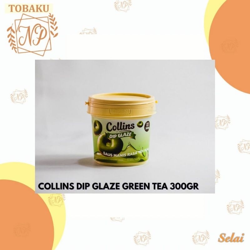 

COLLINS DIP GLAZE GREEN TEA / TEH HIJAU 300gr