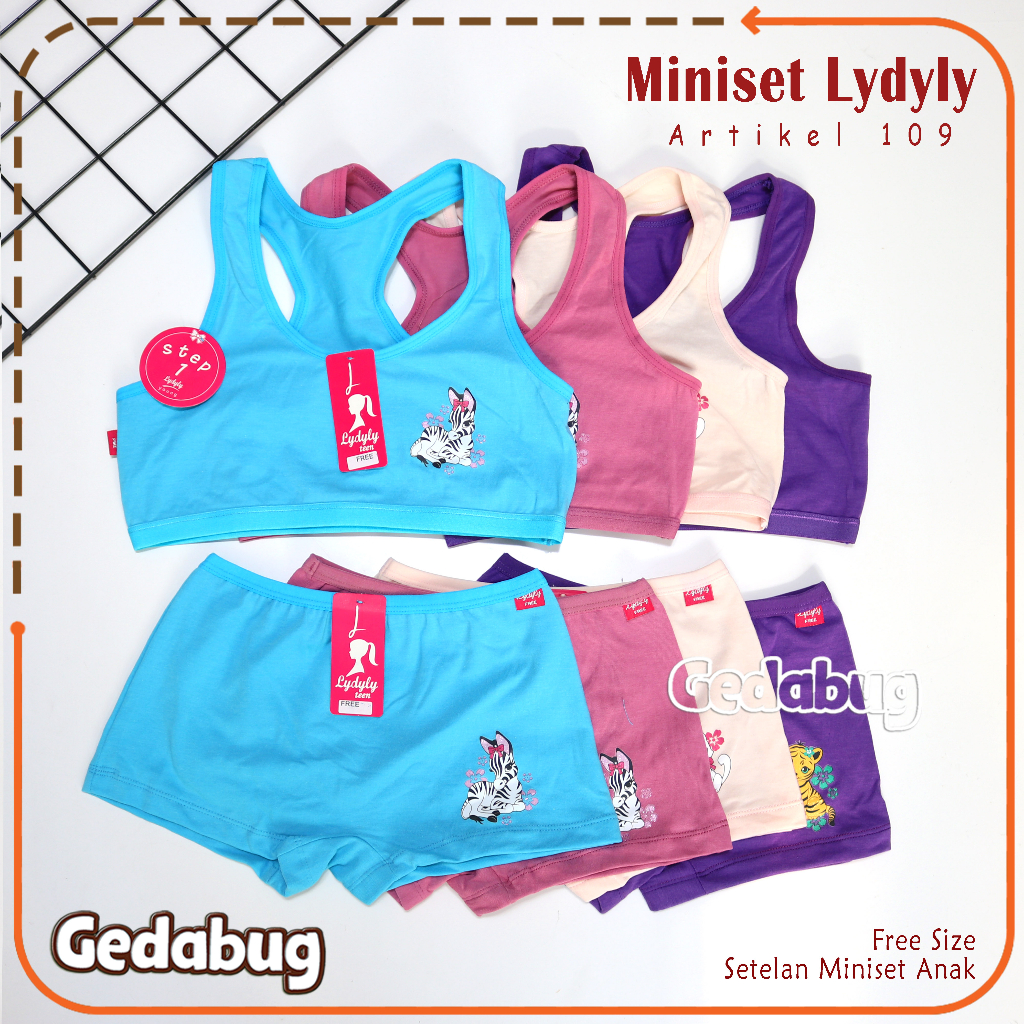 Setelan Miniset Lydyly 109 Tali Lebar | Setelan miniset celana Dalam anak | Gedabug