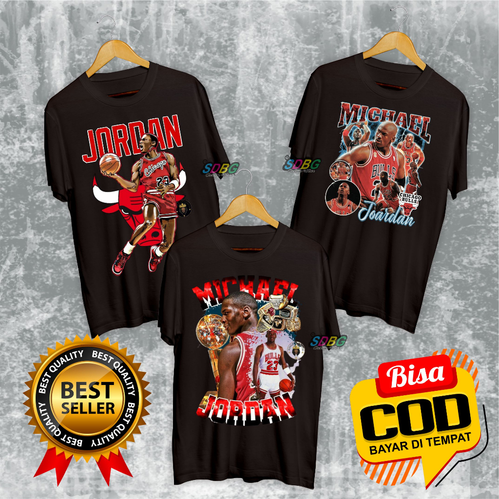 kaos baju distro michael jordan - kaos jordan - kaos basket michael jordan