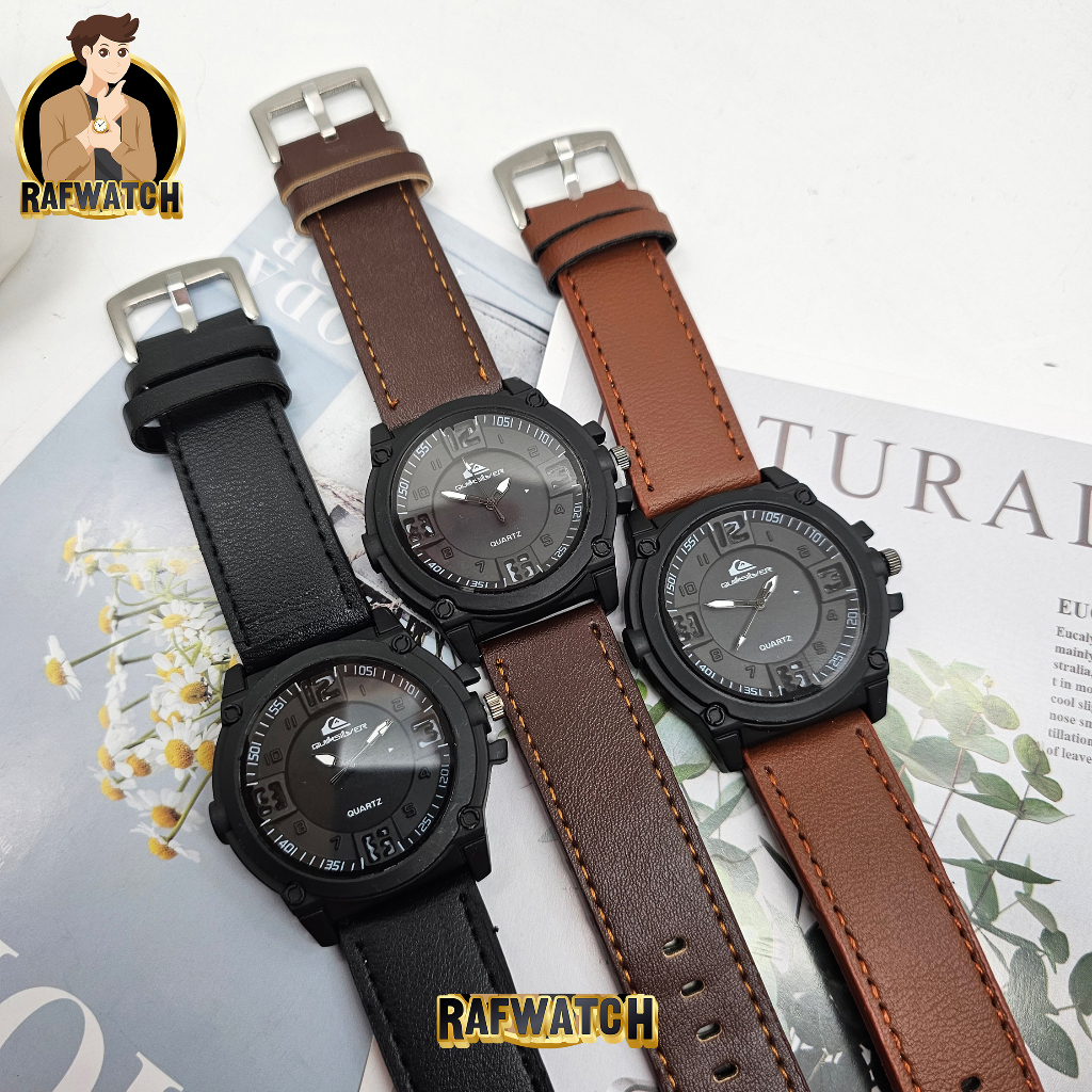 Jam Tangan Pria Kulit Sporty